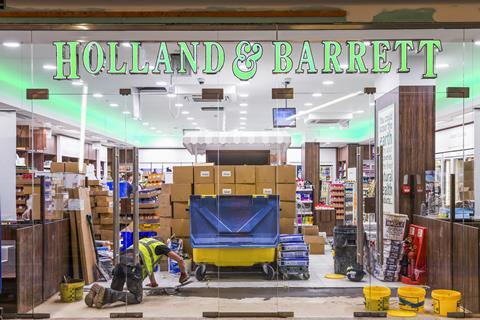 Holland & Barrett's store continues to take shape in Grand Central Birmingham